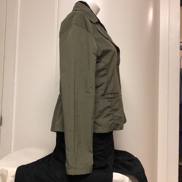 Indige Jackets & Blazers - Indige Olive Green 3-Button Lightweight Peplum  Jacket Size M